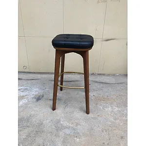 Wood bar stool