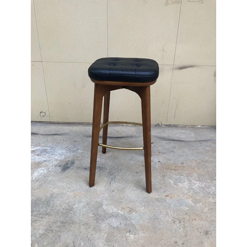 Wood bar stool
