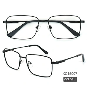 China Manufacturers Design Metal Square Eyeglasses Ready Stock Optical Frames