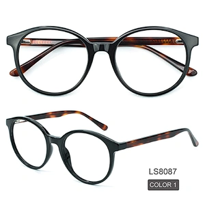 High quality specialized acetate round 4 color Italia eyewear optical glasses frames in stock