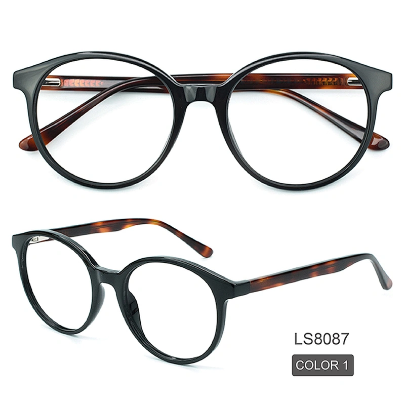 High quality specialized acetate round 4 color Italia eyewear optical glasses frames in stock