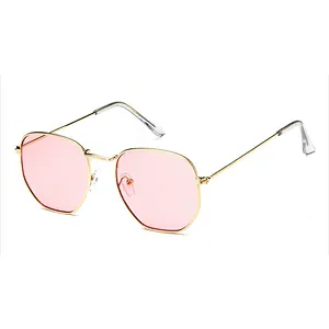 Classic High End Sunglasses Men Driving Sun Glasses Metal Mirror Eyewear Male
