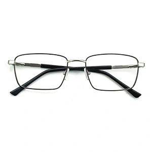 Manufacturers competitive eyeglasses frames brand square Metal Glasses Frames trendy eyewear