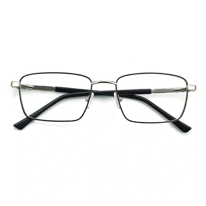 Manufacturers competitive eyeglasses frames brand square Metal Glasses Frames trendy eyewear