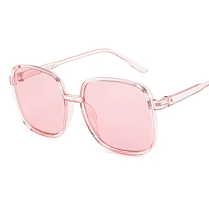 Factory promotion sale men and women new fashion big shades over size dazzling sunglasses