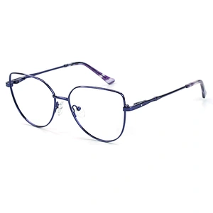 2021 elegant metal eyeglasses frame over size 5 color popular optical frame