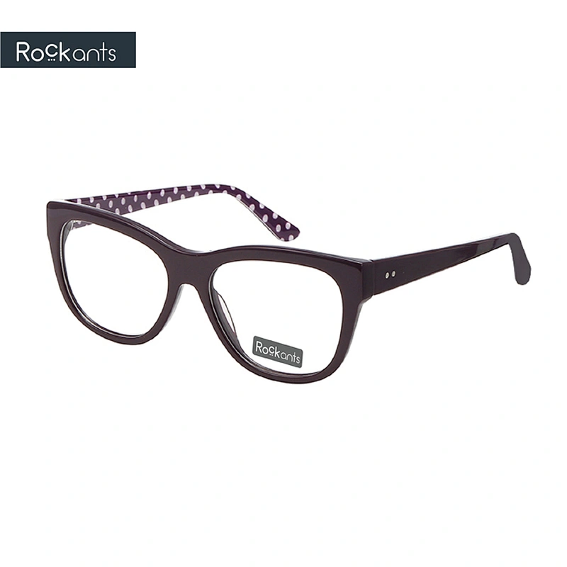 Newest design acetate colorful pattern frames glasses optical eyewear eyeglass for adults