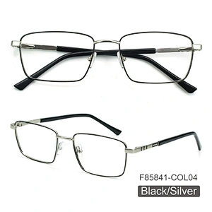Manufacturers competitive eyeglasses frames brand square Metal Glasses Frames trendy eyewear