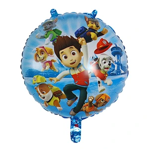 Cartoon character Paw patrol globos foil balloon for kids birthday party balloons decoration party supplies