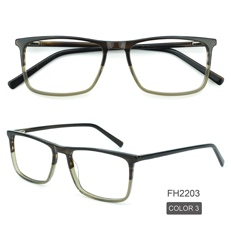 PH2203 ready to ship optical frames 6 colors square acetate eyewear factory wholesale eyewear