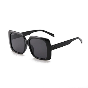 Amazon Hot Eyewear 2021 Square Fashion Oversized Leopard Women Sunglasses