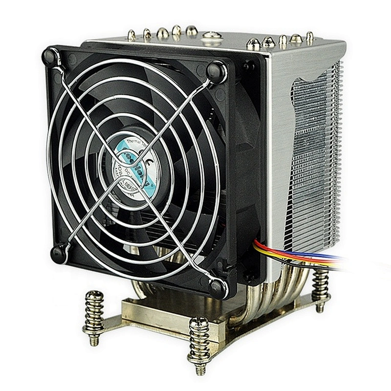 China LGA 2011 V3 V4 3U aluminum fin 165W server heat sink cooling