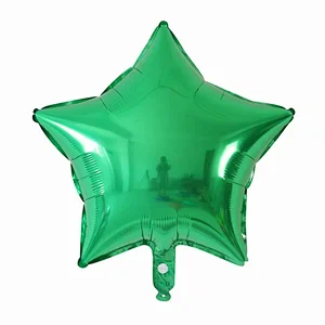Multiple Color 18 inch Plain Pure Star Shaped Foil Helium Balloons Birthday Party Decorations