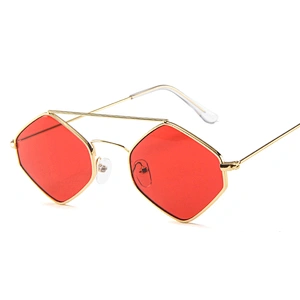 Fashion Men Women Diamond Sharp Sunglasses Clear Yellow Lens Shades UV400 Polycarbonate Shield New 2021