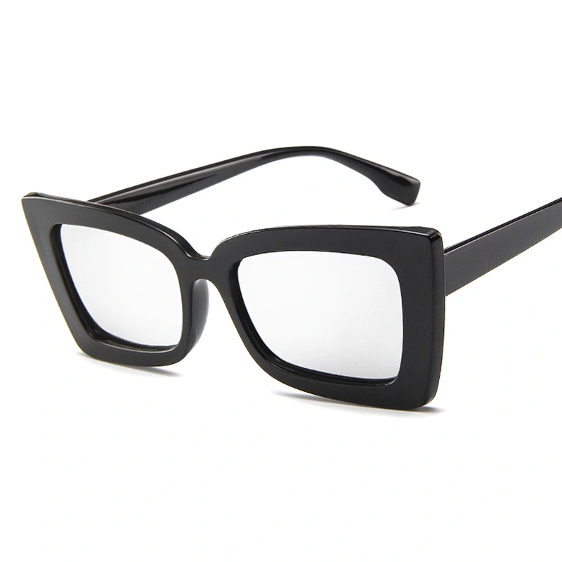 Custom 2021 Fashion Designer Big Square Frame Rectangle Men Women Plastic Trendy Oversized Shades Sun Glasses Sunglasses 2020