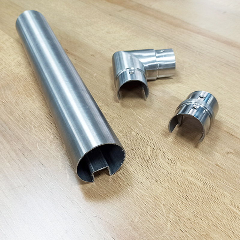 Rundes Handlaufrohrrohr aus Edelstahlglas