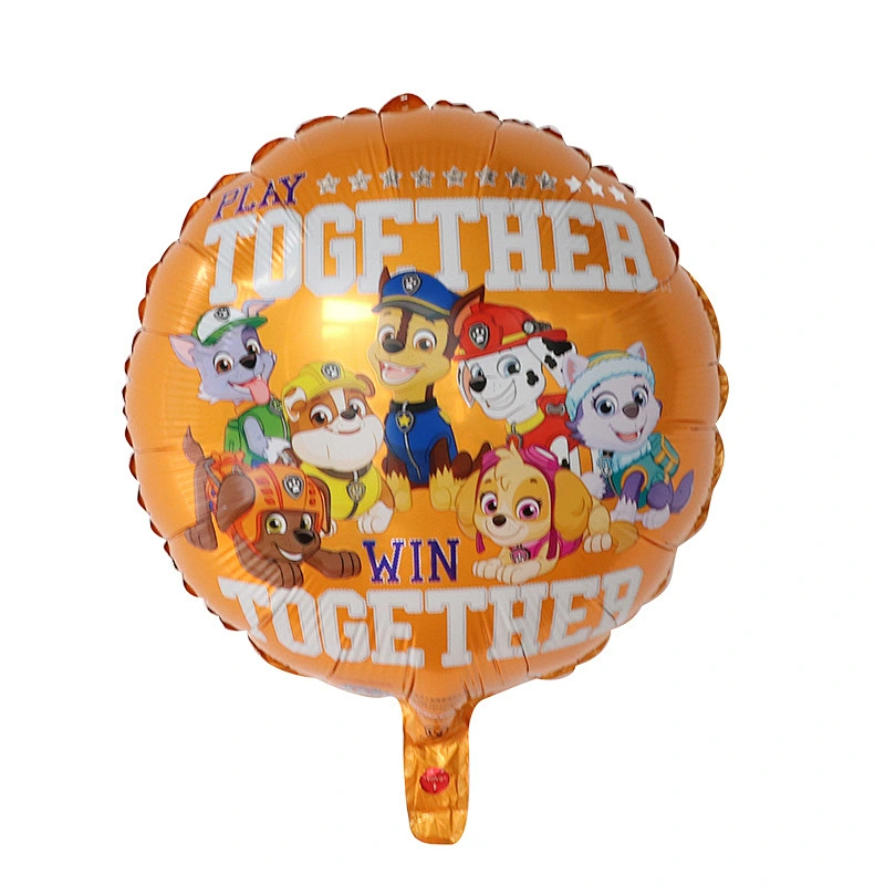 Cartoon Dog Patrol Paw Globos Aluminum Foil Balloon Children Kids Toy Birthday Party Baby Shower Decoration Balloon
