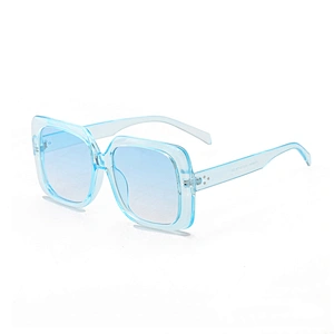 Amazon Hot Eyewear 2021 Square Fashion Oversized Leopard Women Sunglasses