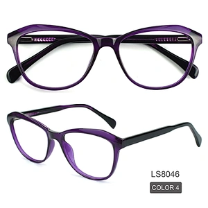 2021 Amazon Popular Transparent Acetate Designer Eyeglasses Frames Glasses Computer Glasses Anti Blue Light Optical Glasses