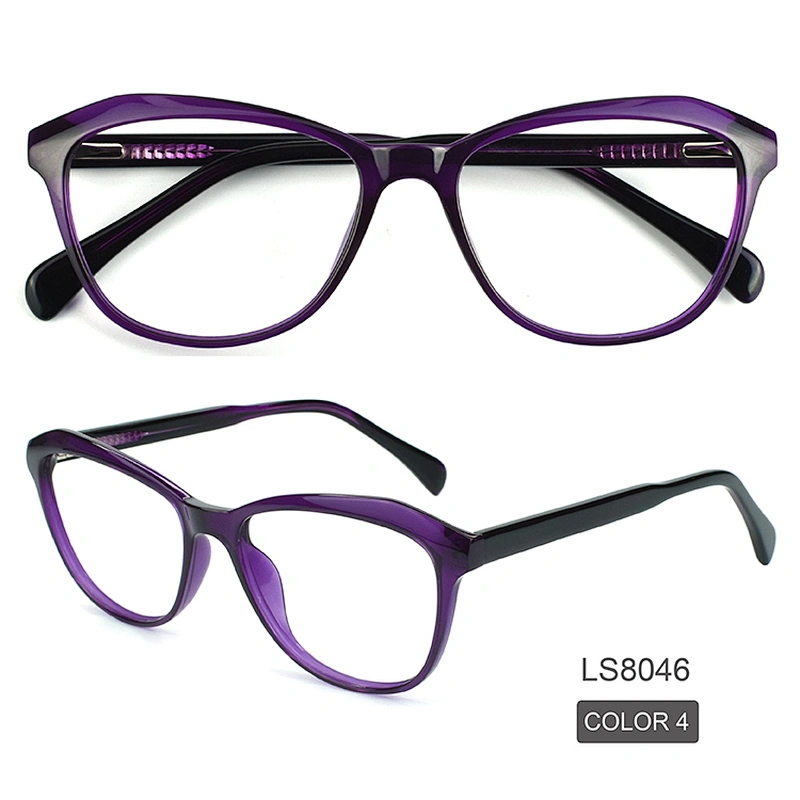 2021 Amazon Popular Transparent Acetate Designer Eyeglasses Frames Glasses Computer Glasses Anti Blue Light Optical Glasses
