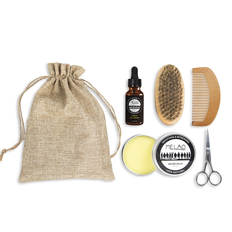 Beard Growth Kit Growth Beard Oil Serum Roller Beard Cream Care Sets Private label