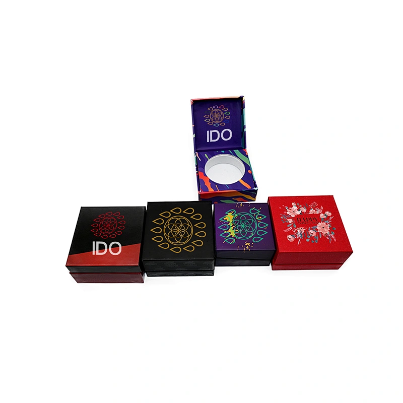 Custom Printed CBD Wax Oil Concentrate jar paper box Container glass Dab Jar packaging box