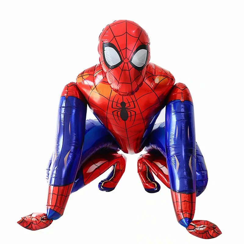3D stereo assembly cartoon Super Heroes Cartoon Spider Man Ironman Balloon Party Balloons Toys Balloons