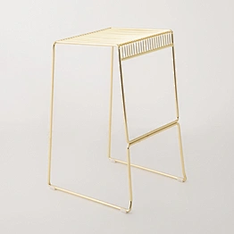 Metal wire stool