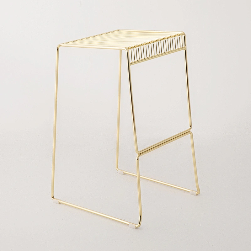 Metal wire stool