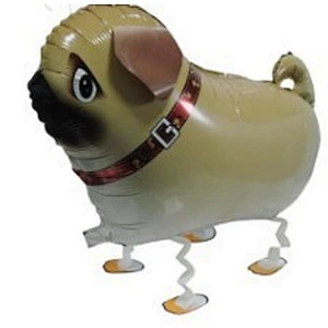 Walking Pet Animal HELIUM Balloons Cute Cat Dog Panda Dinosaur Tiger pet air Ballons birthday party decorations kids and adult