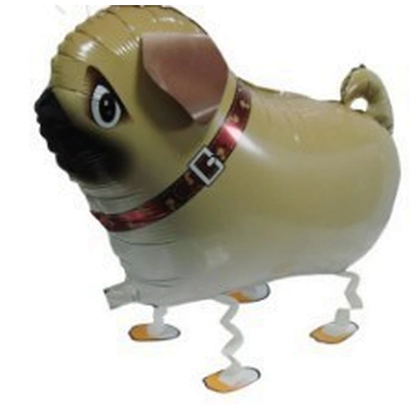 Walking Pet Animal HELIUM Balloons Cute Cat Dog Panda Dinosaur Tiger pet air Ballons birthday party decorations kids and adult