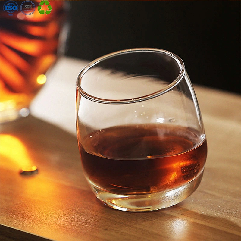 Whiskey creative cone bottomed tumbler whiskey glass cup
