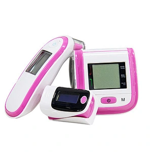 Three-piece suit Infrared Thermometer Smart Electronic Sphygmomanometer Finger Clip Pulse Oximete