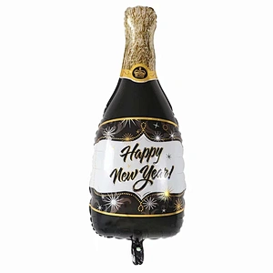 Champagne Bottle Globos Whiskey Aluminum Foil Helium Balloon For Wedding Party Decoration Birthday Balloon