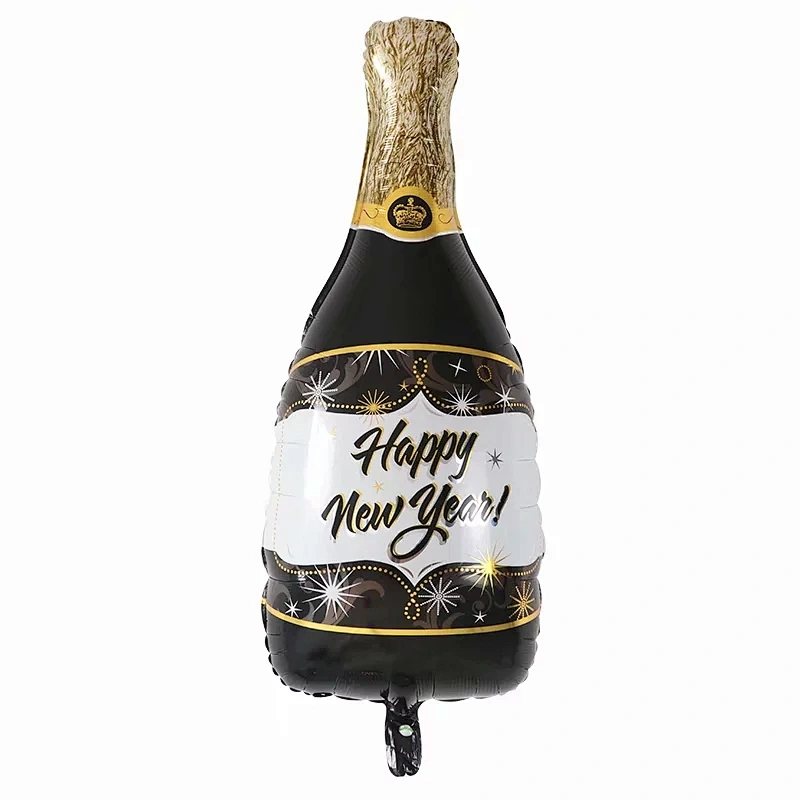 Champagne Bottle Globos Whiskey Aluminum Foil Helium Balloon For Wedding Party Decoration Birthday Balloon