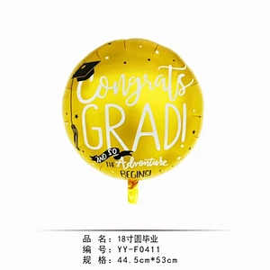 Hot Sale 18 Inch Square Shape Party Decoration Foil Balloon Graduation Balloons Manufactures