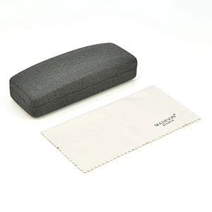 Lsize Ready To Ship Black Leather Glasses Cases High End Cheap Eyeglasses Box