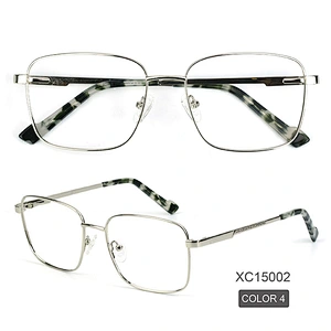 2021 Newest Square Frame Men Oversized Metal Optical Frames