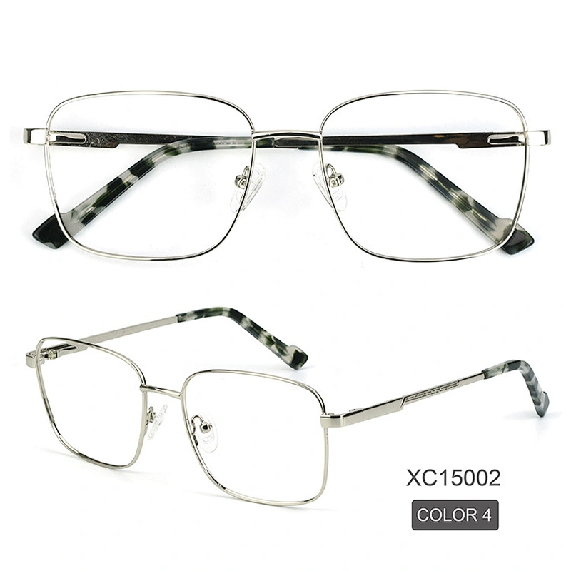 2021 Newest Square Frame Men Oversized Metal Optical Frames