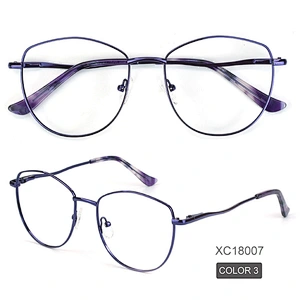 Avant-garde men metal optical frame big size bold color eyewear