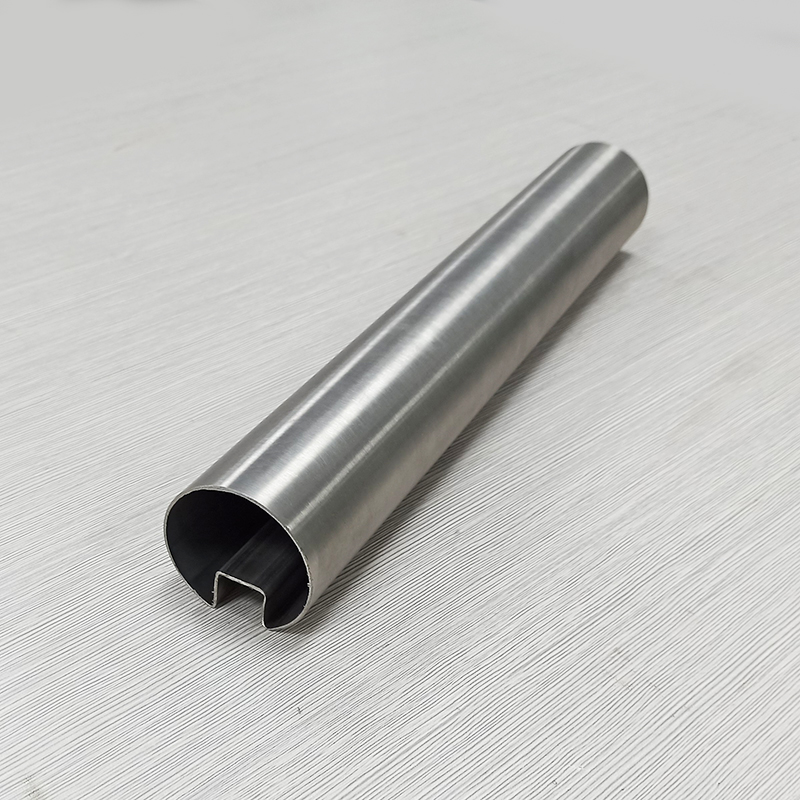 Tuyau de tube de main courante en verre rond en acier inoxydable