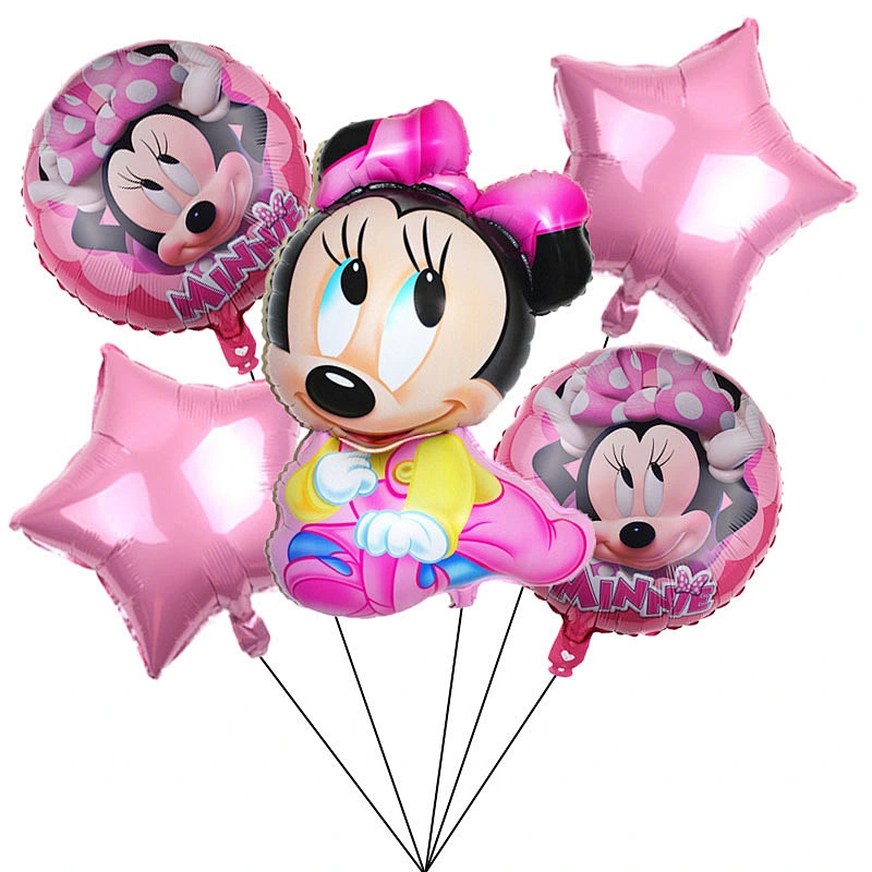 New cute Mickey Minnie cartoon balloon Mickey Mouse series baby shower birthday party decoration aluminum foil balloon