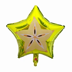 Hot sale fruit theme aluminum foil balloons orange/lemon/bananas/watermelon ect shaped balloon