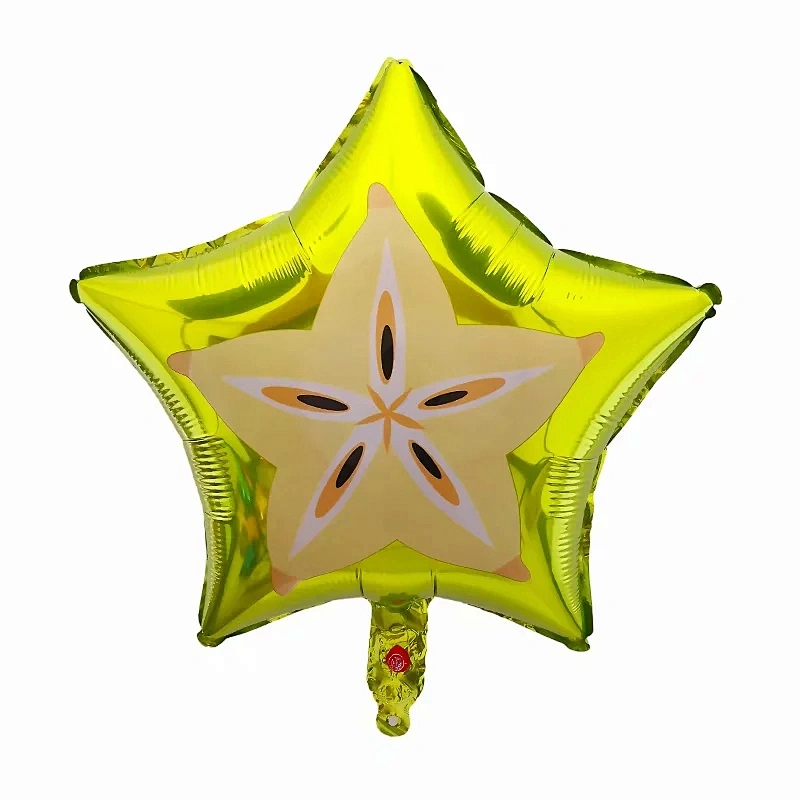 Hot sale fruit theme aluminum foil balloons orange/lemon/bananas/watermelon ect shaped balloon