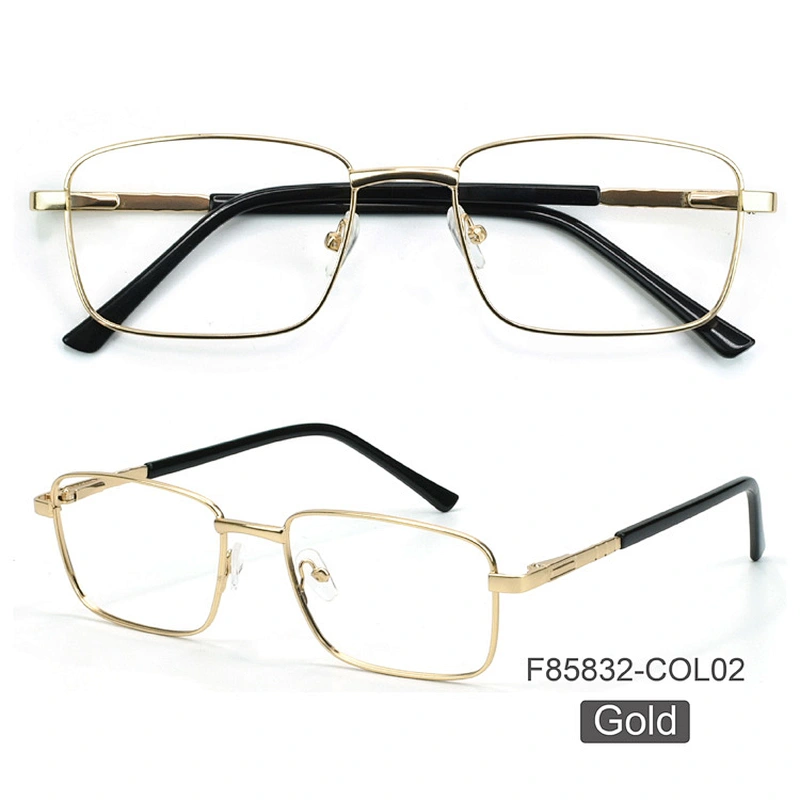2021 Wholesale Promotional Cheap Glasses Mens Metal Eyeglasses Frames Spectacle Small Squared Optical Frames