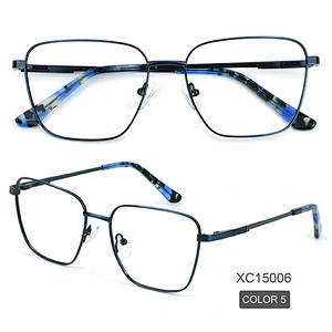 Gaming Glasses Anti Blue Light Blocking Protect Eye Metal Square Frame Bluelight Filter Computer Eyeglasses