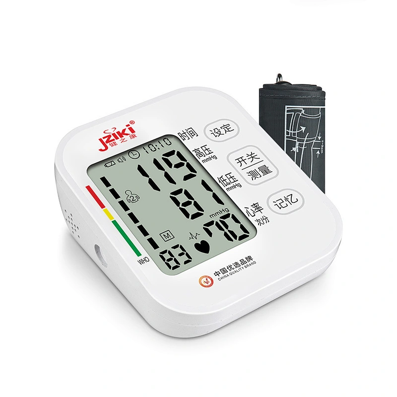 Voice arm type electronic blood pressure meter