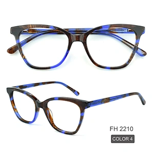 PH2210 Custom Printing Logo Colorful Eyewear Optical Frame Eyeglasses Acetate Glasses