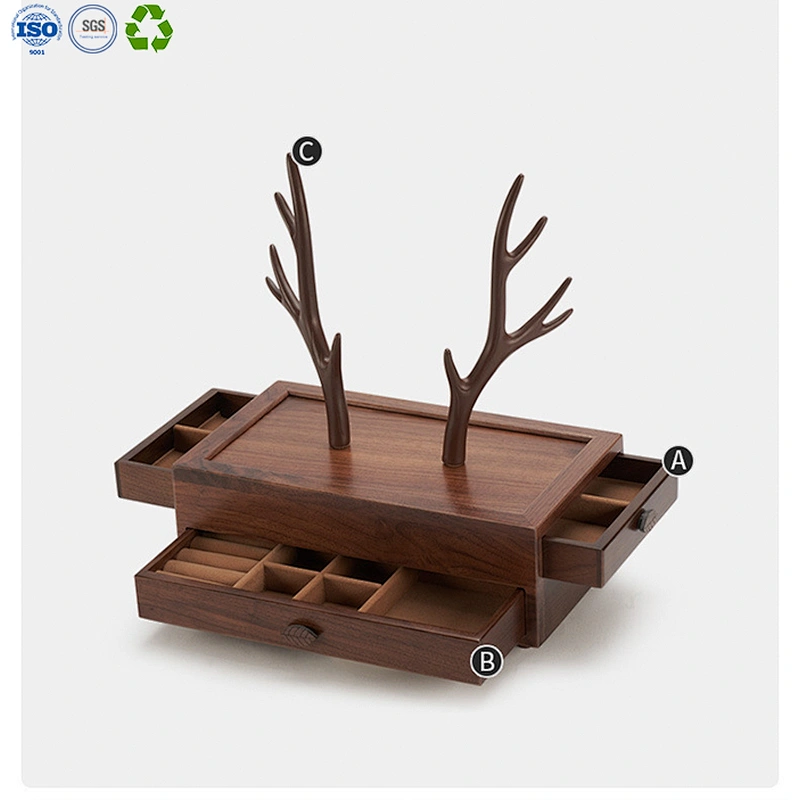 Wooden jewelry display box