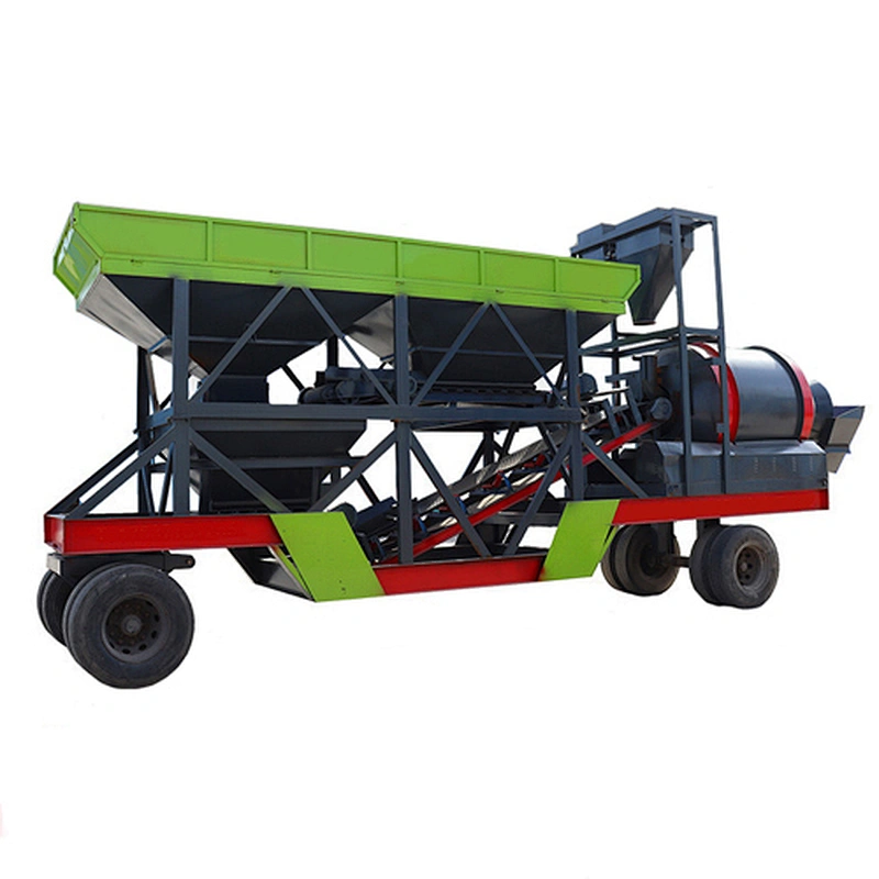 Automatic concrete mixing station